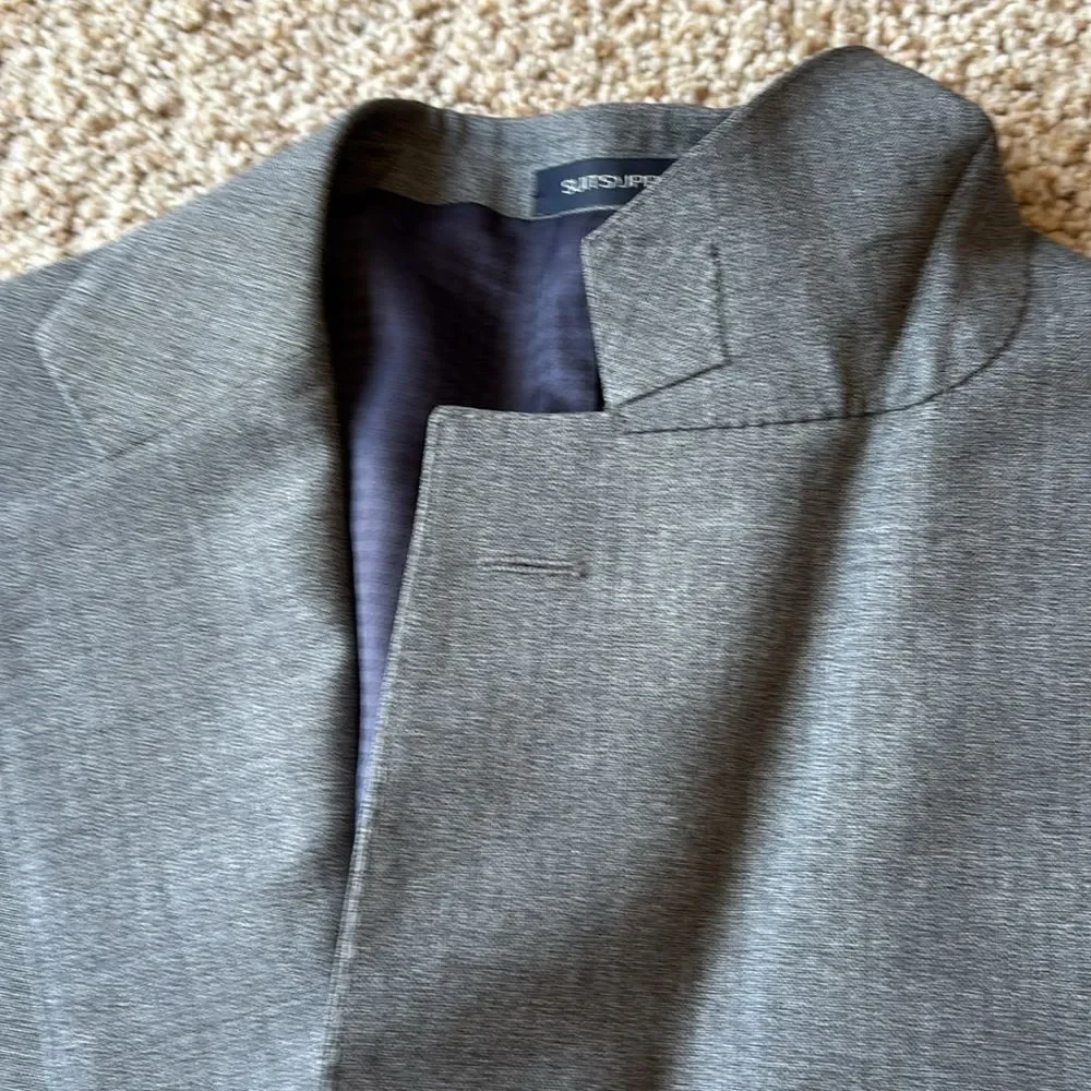 2022 SuitSupply Suit Supply La Spalla 21 Micron Tropical Wool Blazer Slim 46 R
